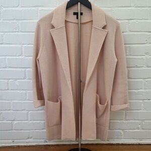 J CREW Sophie open front blazer knit cardigan small EUC